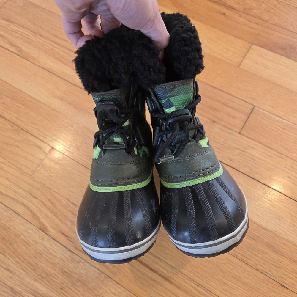Sorel Waterproof Camo Winter Boots